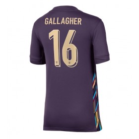 England Conor Gallagher #16 Borte skjorte til dame EM 2024 Kortermet